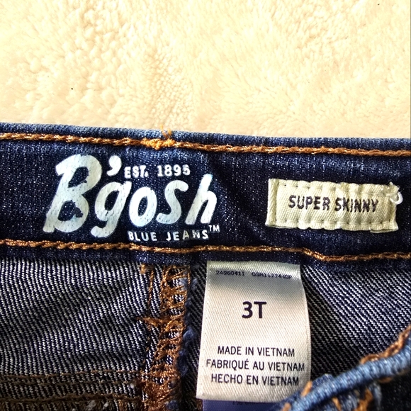 NWOT Girls 3T OshKosh super skinny blue jeans - Picture 5 of 7